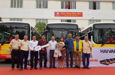 BÀN GIAO LÔ XE BUÝT SAMCO CITY D.60 CHO CTY HẢI VÂN