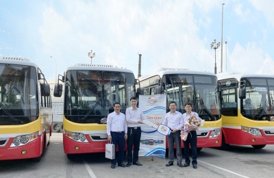 SAMCO BÀN GIAO LÔ XE BUÝT SAMCO CITY I.40 CHO CÔNG TY CP ĐƯỜNG BỘ HẢI PHÒNG