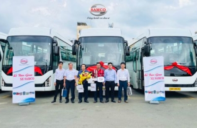 Samco bàn giao lô xe khách SAMCO WENDA SD.47 cho Công ty Cổ phần Xe khách Sài Gòn