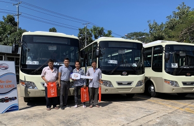 SAMCO AN LẠC TƯNG BỪNG BÀN GIAO XE CHO KHÁCH HÀNG