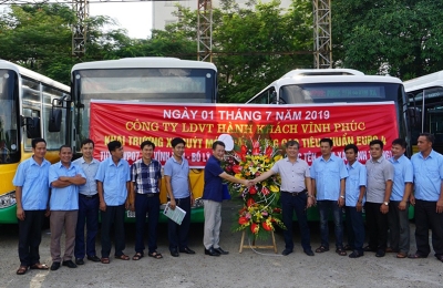VĨNH PHÚC KHAI TRƯƠNG XE BUÝT MỚI SỬ DỤNG XE BUÝT SAMCO