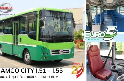 Sự khác biệt của dòng xe buýt Samco CITY I.51-I.55 2024