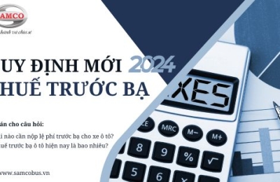 Quy định mới nhất về thuế trước bạ ô tô - Tháng 6/2024
